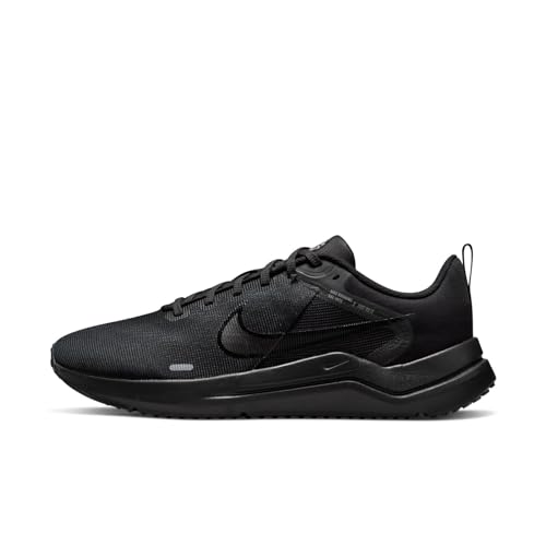 Nike Downshifter 12 Mens Running Trainers DD9293 Sneakers Shoes (UK 10 US 11 EU 45, Black Dark Smoke Grey 002)